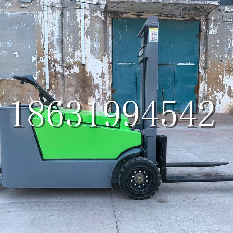 下陆区小型电动叉车1吨2吨步行站驾式电瓶堆高充电装卸车液压升降车铲车